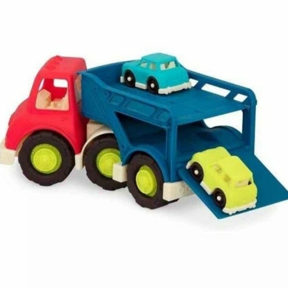 🍙2/$28+🍙B. Toys Happy Cruiser Car Carrier - Picture 1 of 5